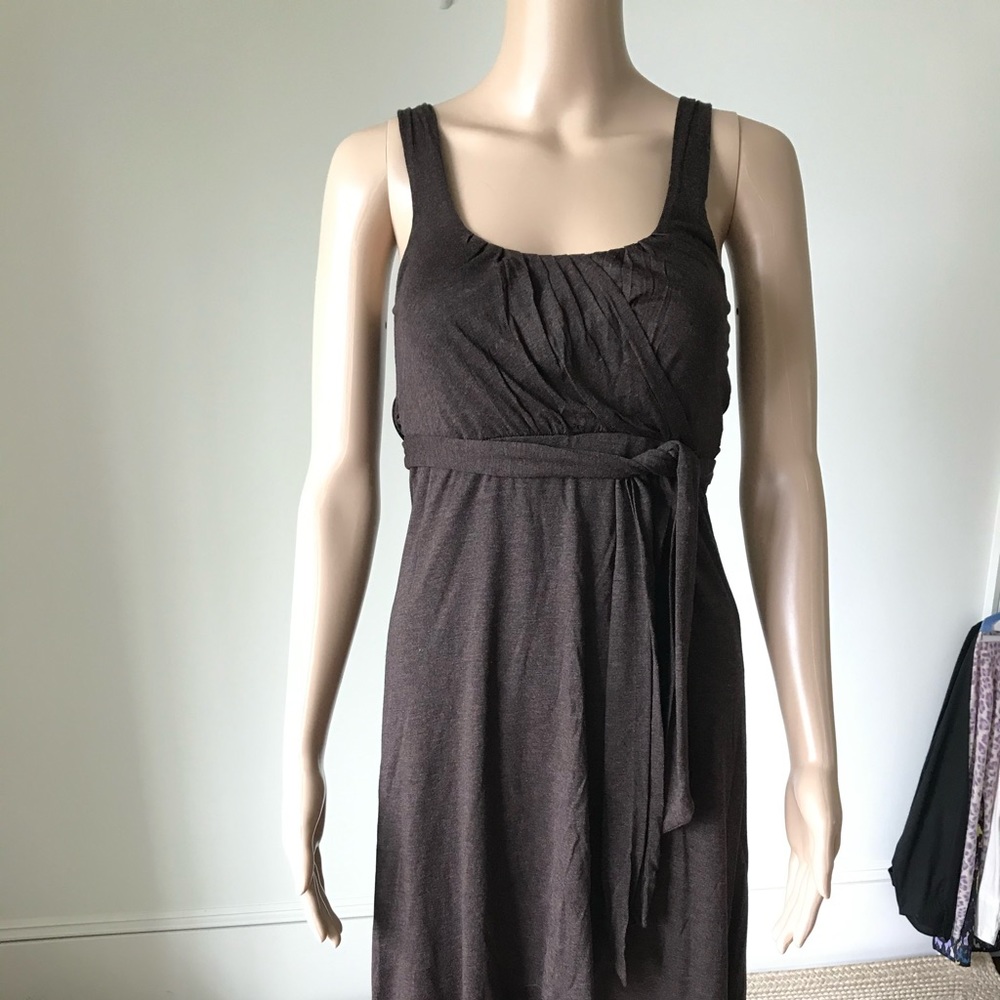 Banana Republic Brown Scoop Neck Dress